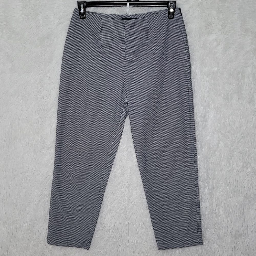 Piazza Sempione 'Audrey' Checkered Ankle Pants